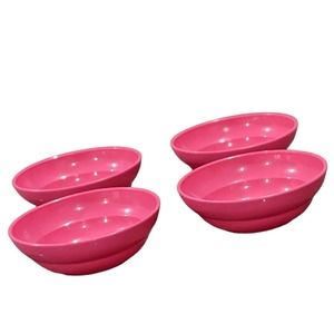 Tupperware New Toys Children's Mini Party 2 oz Small Bowls Set of 4 Pink New